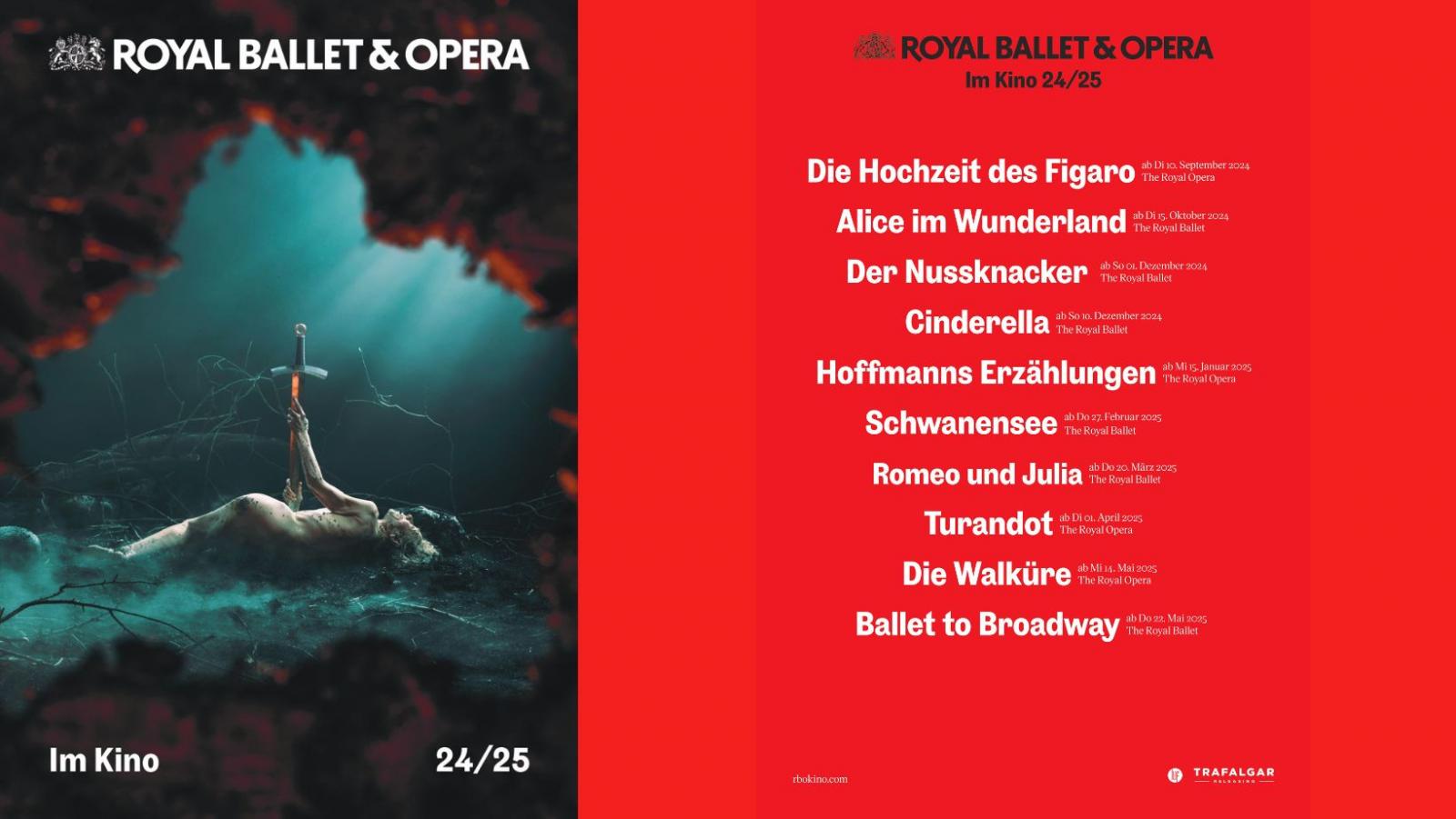 Royal Ballet und Opera Saison 2024/25